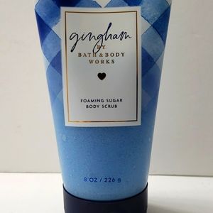 ❣3/25❣ * Bath & Body Works- GINGHAM Foaming Sugar Body Scrub